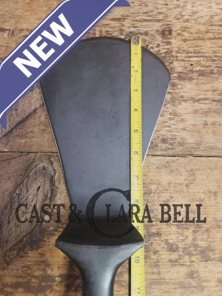 Custom made one of a kind 1910’s Era Sidney Holloware #9 Cast Iron Repurposed Spatula. Hard to find skillet now a