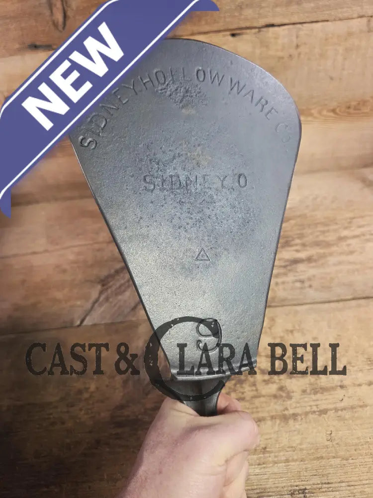 Custom made one of a kind 1910’s Era Sidney Holloware #9 Cast Iron Repurposed Spatula. Hard to find skillet now a