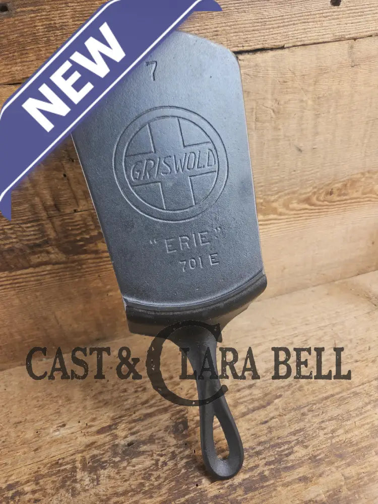Custom made one of a kind 1920βs #7 Griswold Slant Logo Repurposed Spatula with ERIE pattern SC24 Spatula