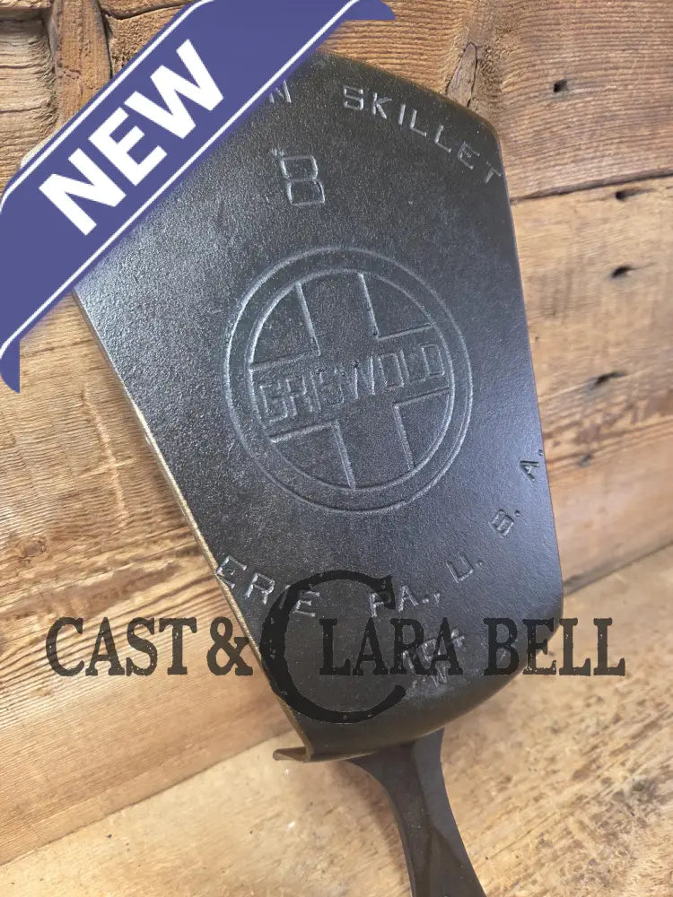 Custom made one of a kind 1920βs #8 Griswold Block Logo Repurposed Spatula with full Erie PA USA pattern SC24 Spatula