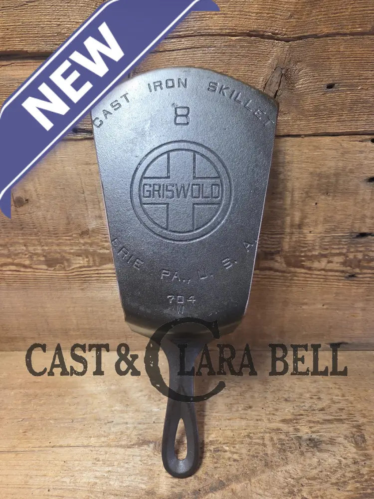 Custom made one of a kind 1920’s #8 Griswold Block Logo Repurposed Spatula with full Erie PA USA pattern SC24 Spatula