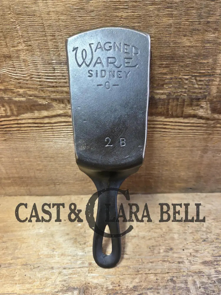 Custom made one of a kind 1920’s Era Wagner Ware Sidney #2 Cast Iron Repurposed Spatula. Awesome for the home griller!