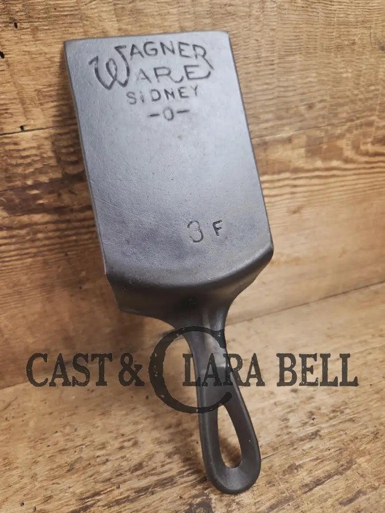 Custom made one of a kind 1920’s Era Wagner Ware Sidney #3 Cast Iron Repurposed Spatula. Awesome for the home griller!
