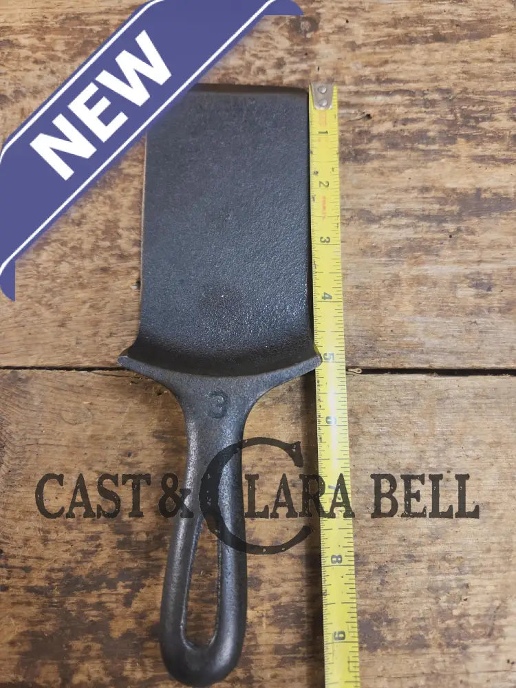 Custom made one of a kind 1950’s Era Wagner Ware Sidney #3 K Cast Iron Repurposed Spatula. Awesome for the home