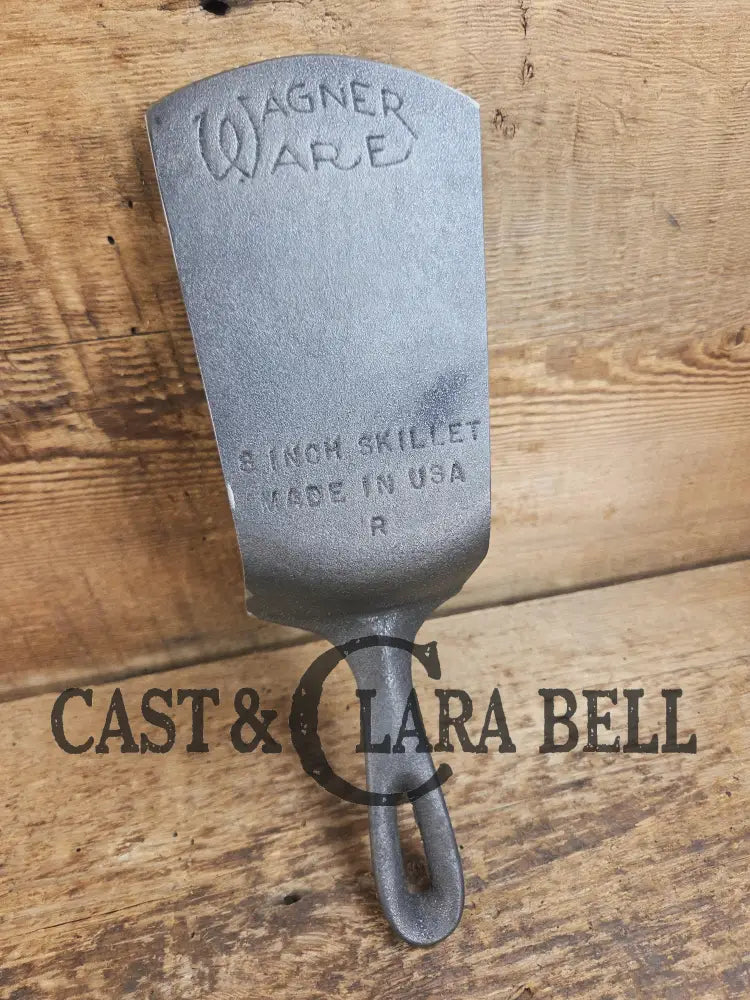 Custom made one of a kind 1950’s Era Wagner Ware Sidney #6 R Cast Iron Repurposed Spatula. Awesome for the home