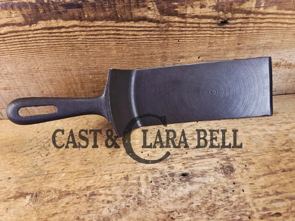 Custom made one of a kind #8 Cast Iron spatula. Made from Repurposed Korean made skillet. Awesome gift or a handy tool