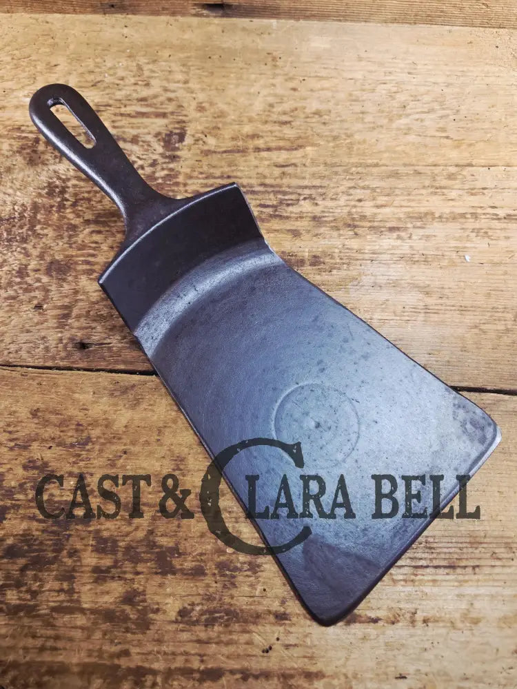 Custom made one of a kind #8 Cast Iron spatula. Made from Repurposed cast iron skillet. Awesome gift or a handy tool in