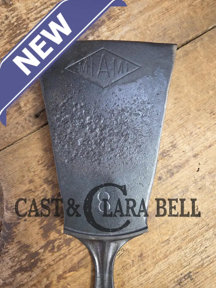 Custom made one of a kind Favorite Piqua made MIAMI Series #8 Fully marked repurposed cast iron spatula SC24 Spatula