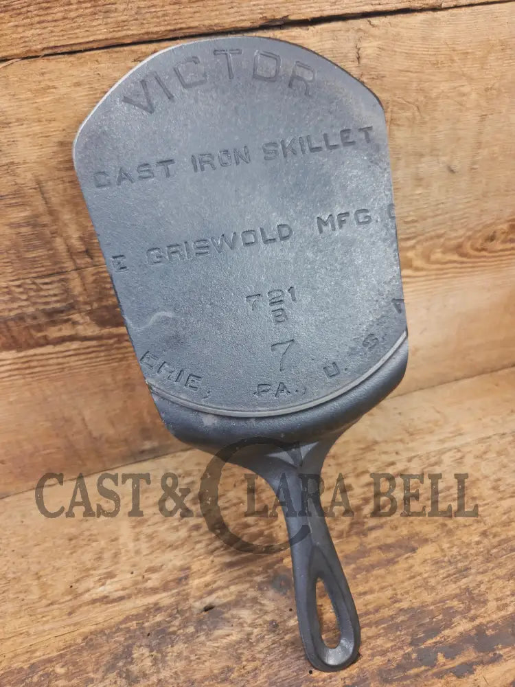 Custom made one of a kind Griswold ’Victor’ Series #7 repurposed cast iron spatula SC24 - Spatula