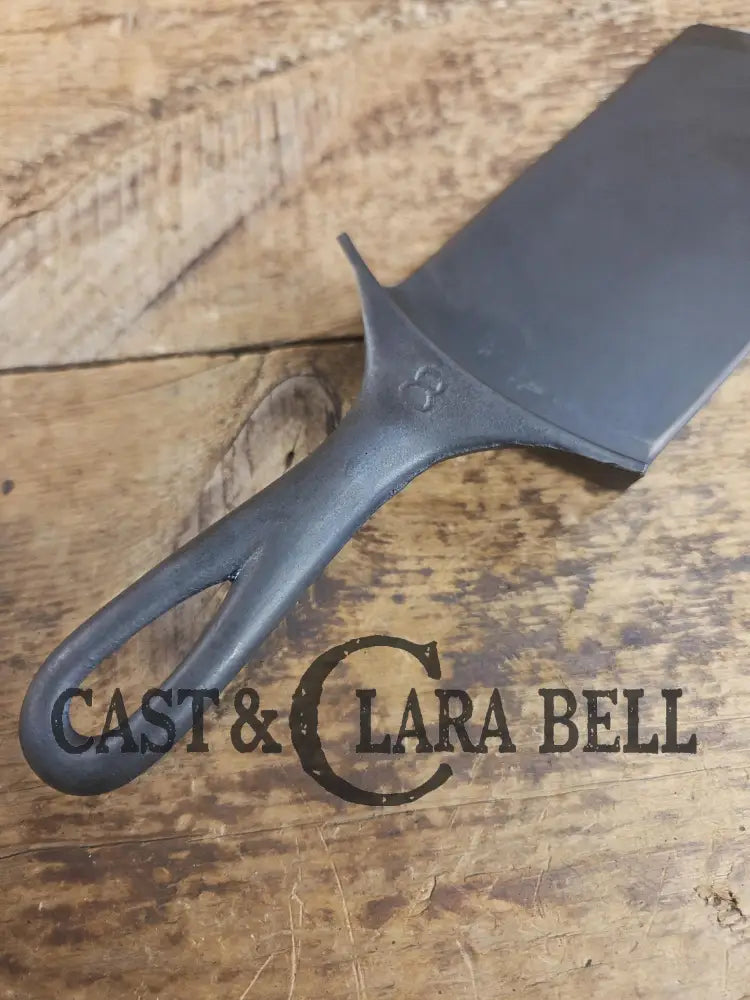 Custom made one of a kind Griswold âVictorâ Series #8 repurposed cast iron spatula SC24