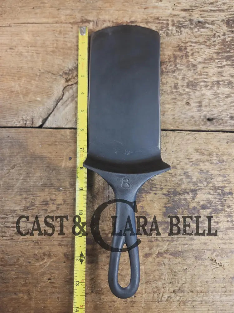Custom made one of a kind Griswold βVictorβ Series #8 repurposed cast iron spatula SC24