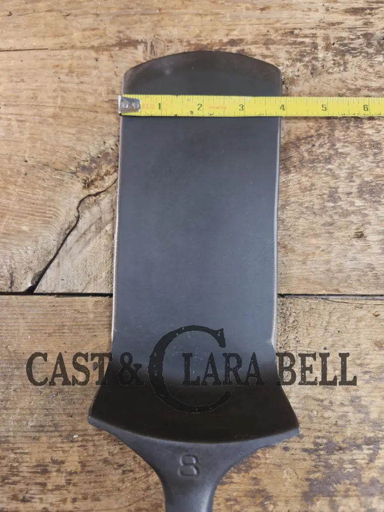 Custom made one of a kind Griswold βVictorβ Series #8 repurposed cast iron spatula SC24