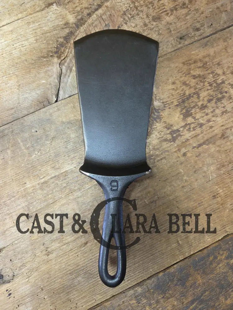 Custom made one of a kind Griswold โVictorโ Series #9 Fully marked repurposed cast iron spatula SC24 Spatula