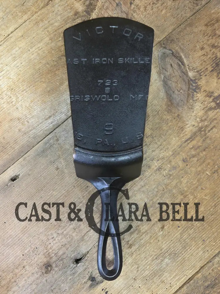 Custom made one of a kind Griswold ’Victor’ Series #9 Fully marked repurposed cast iron spatula SC24 Spatula