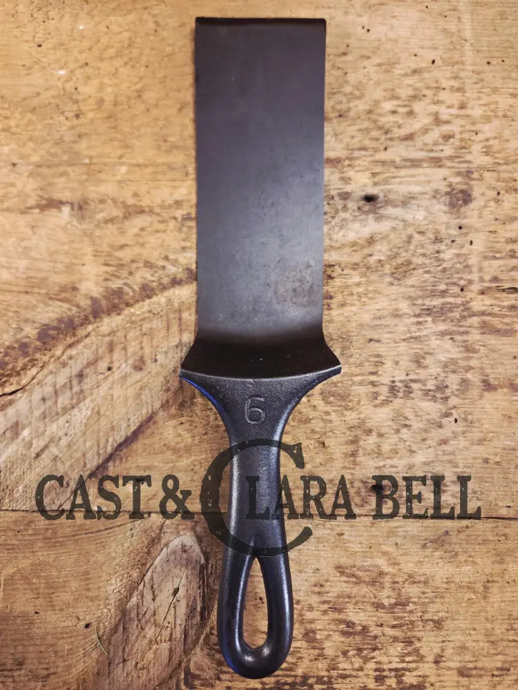 Custom made one of a kind Repurposed Spatula made from 1930’s WagnerWare #6 skillet. Compact and lightweight! SC24