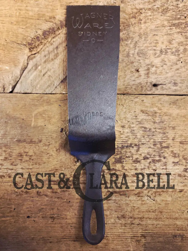 Custom made one of a kind Repurposed Spatula made from 1930βs WagnerWare #8 skillet. Compact and lightweight! SC24