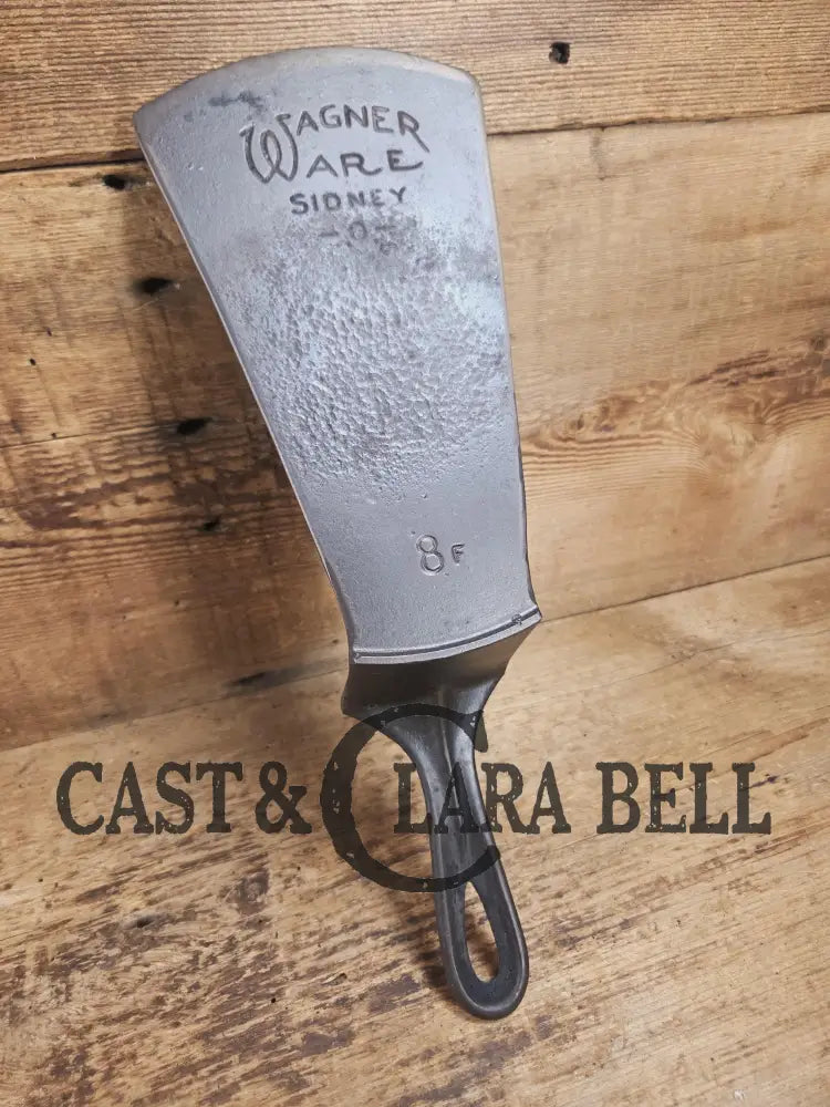 Custom made Wagner Ware Cast Iron Skillet Spatula. Reclaimed 1920βs Era #8 WagnerWare cast iron skillet. Great gift!