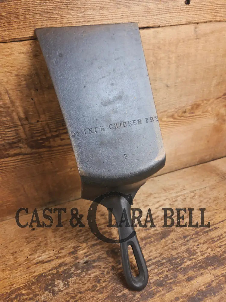 Custom one of a kind Repurposed Spatula. Made from 1940’s Era Wagner #8 DEEP Chicken Fryer. Awesome for the home