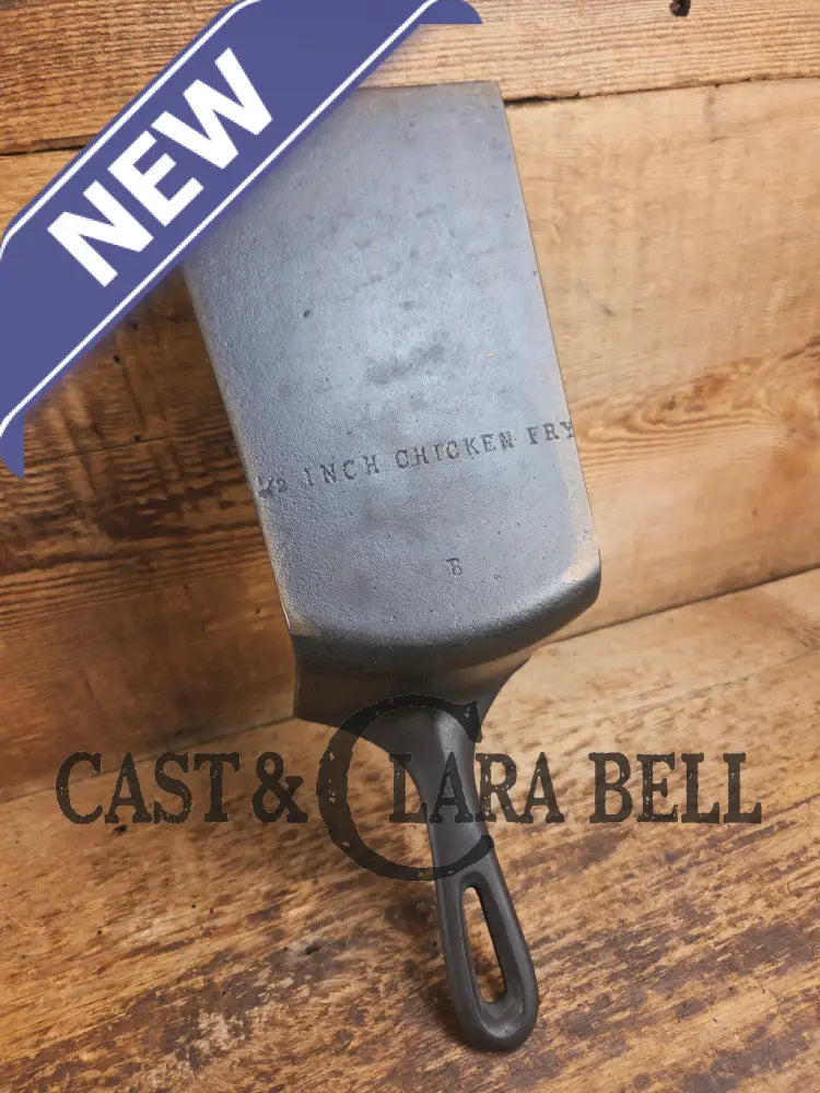 Custom one of a kind Repurposed Spatula. Made from 1940βs Era Wagner #8 DEEP Chicken Fryer. Awesome for the home