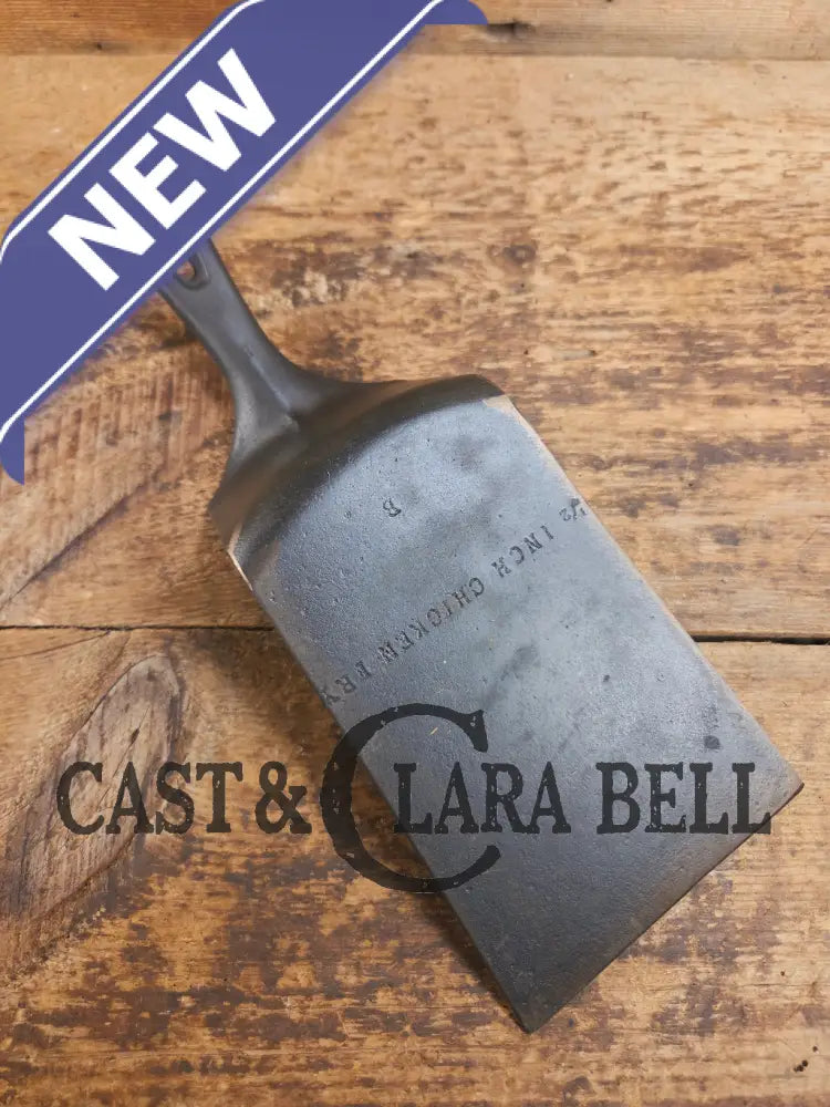 Custom one of a kind Repurposed Spatula. Made from 1940βs Era Wagner #8 DEEP Chicken Fryer. Awesome for the home
