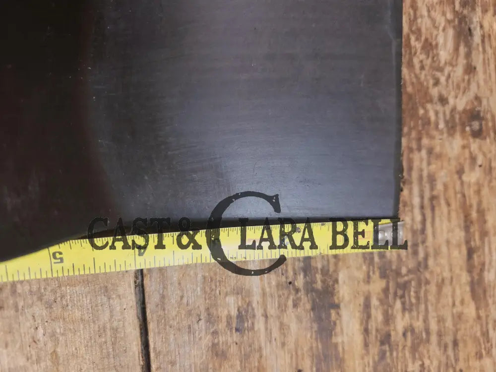 Custom Repurposed Burger Spatula AND grill scraper. Made from a center cracked Griswold 704 skillet. Awesome for the