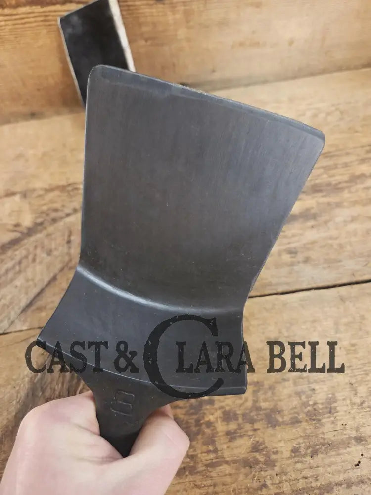 Custom Repurposed Burger Spatula AND grill scraper. Made from a center cracked Griswold 704 skillet. Awesome for the