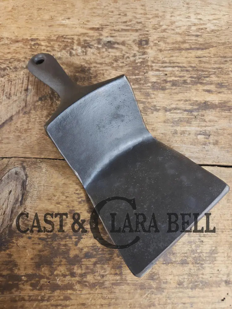 Custom Repurposed Burger Spatula. Made from an early Era Wagner Ware Sidney #8 DEEP Chicken Fryer. Awesome for the home