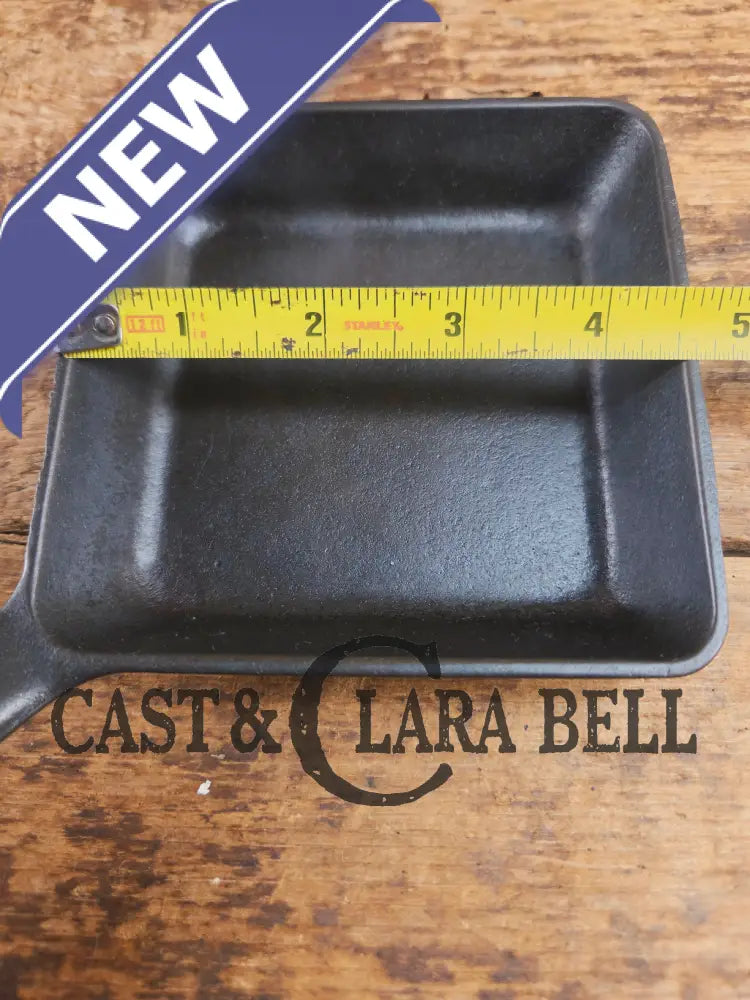 Customer Favorite! Adorable and handy for the kitchen Griswold 129 Square Egg skillet for one. A GREAT gift! Skillet