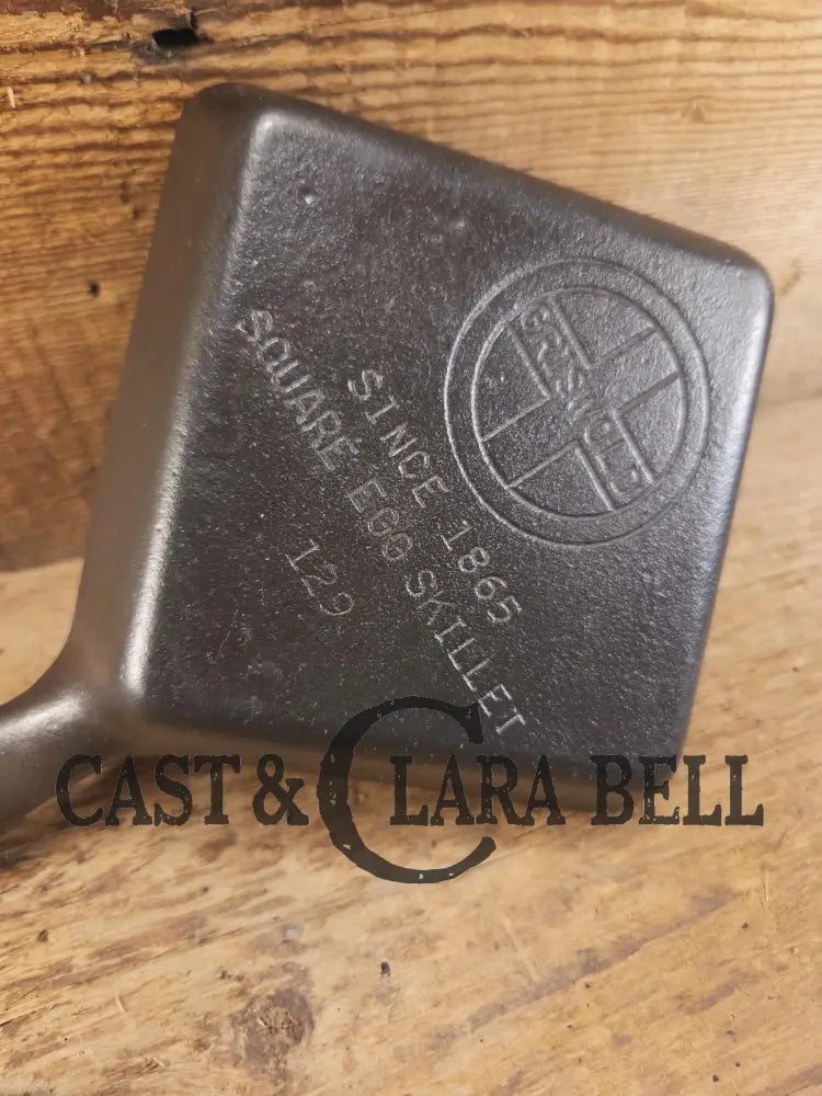 Customer Favorite! Adorable and handy for the kitchen Griswold 129 Square Egg skillet for one. A GREAT gift! Skillet