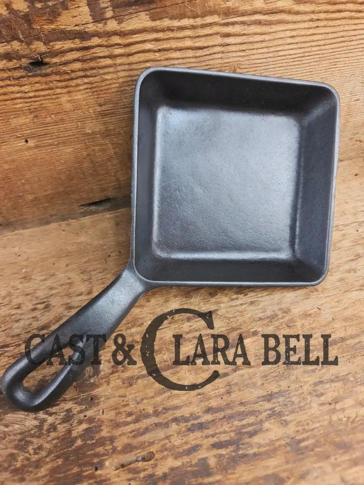 Customer Favorite! Adorable and handy for the kitchen Griswold 129 Square Egg skillet for one. A GREAT gift! Skillet