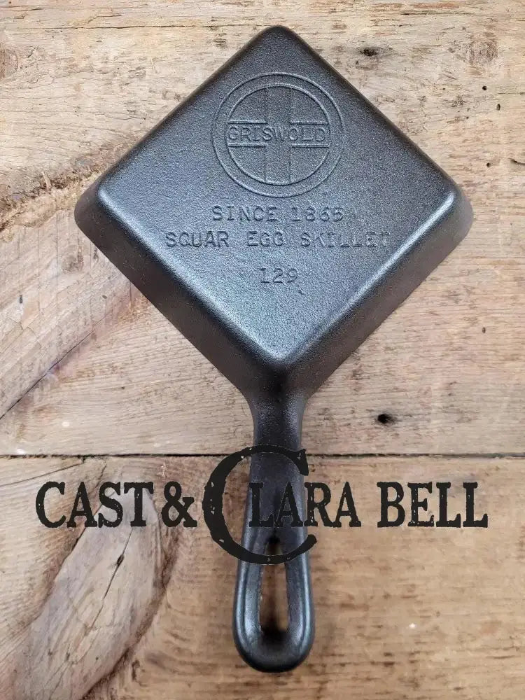 Customer Favorite! Adorable and handy for the kitchen Griswold 129 Square Egg skillet for one. A GREAT gift! Skillet