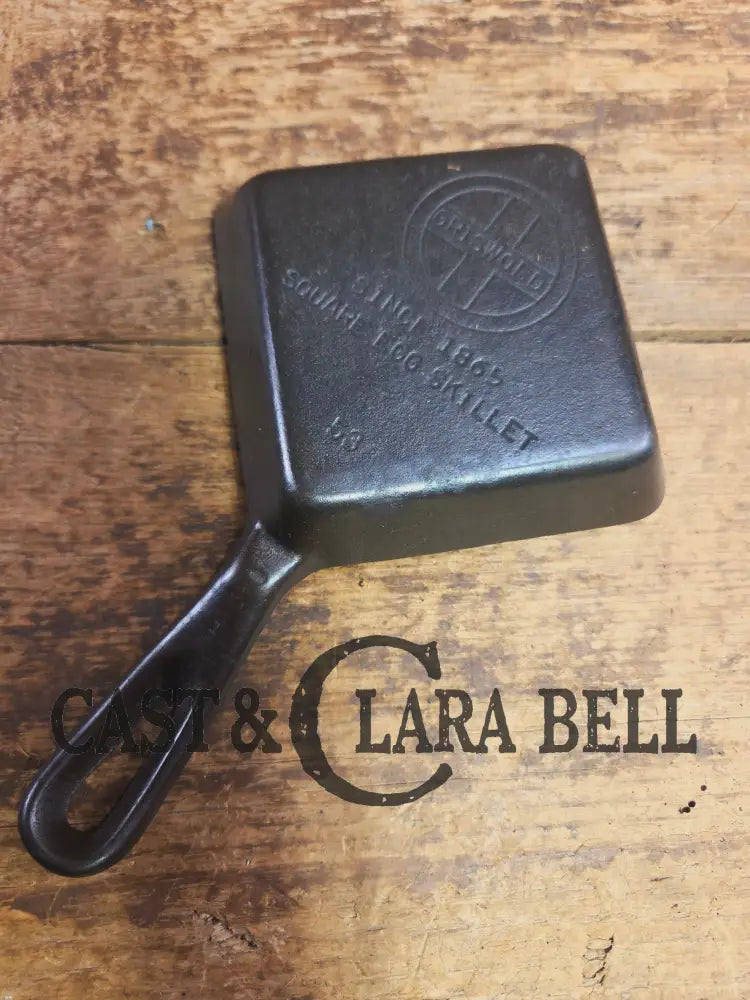 Customer Favorite! Adorable and handy for the kitchen Griswold 53 Square Egg skillet for one. A GREAT gift! Skillet