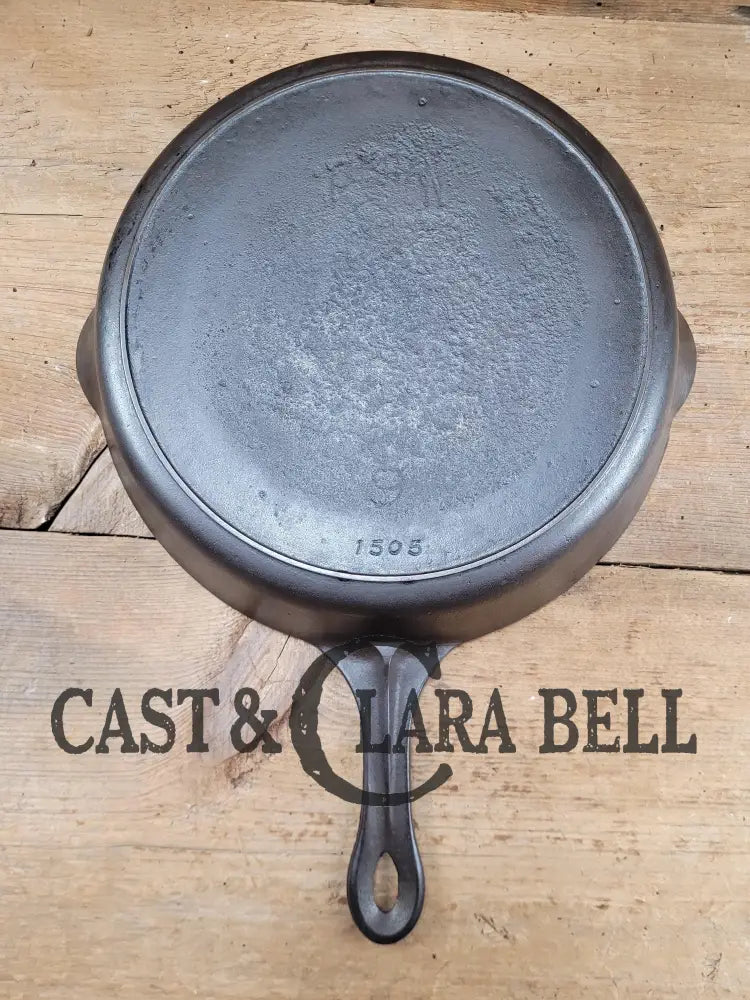 Daily Workhorse! 1920’S Griswold Made Puritan No. 9 Cast Iron Skillet W Heat Ring. Sc24 Skillet