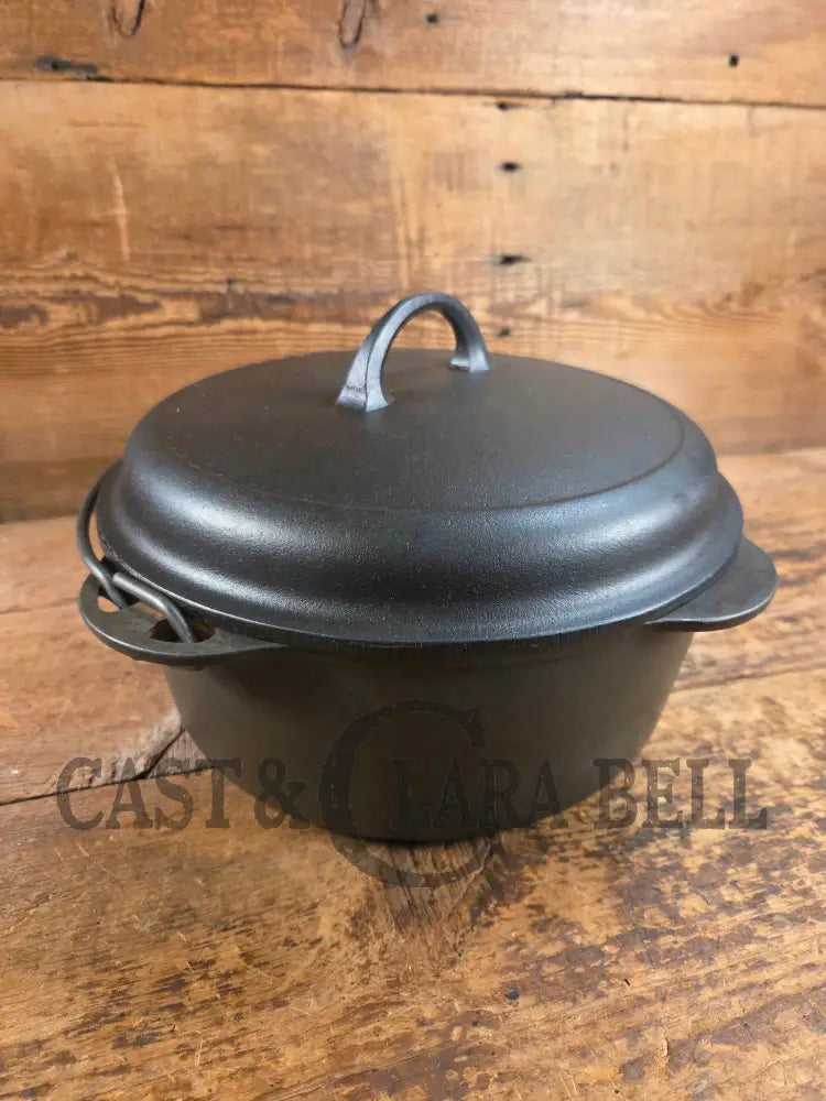 Daily workhorse! 1940βs Griswold #8 Tite-Top Dutch Oven Large Block Logo 1278 C and EZ Clean Lid Dutch Ovens Trivets &