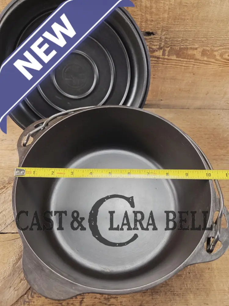 Daily workhorse! Gorgeous 1940βs Griswold #8 Tite-Top Dutch Oven Large Block Logo 1278 C and EZ Clean Lid Dutch Ovens