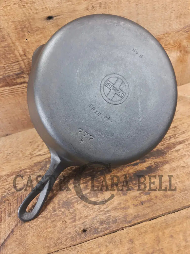 Daily Workhorse Griswold No. 8 DEEP Skillet (Chicken Fryer) Small Block Logo 777 A - Skillet