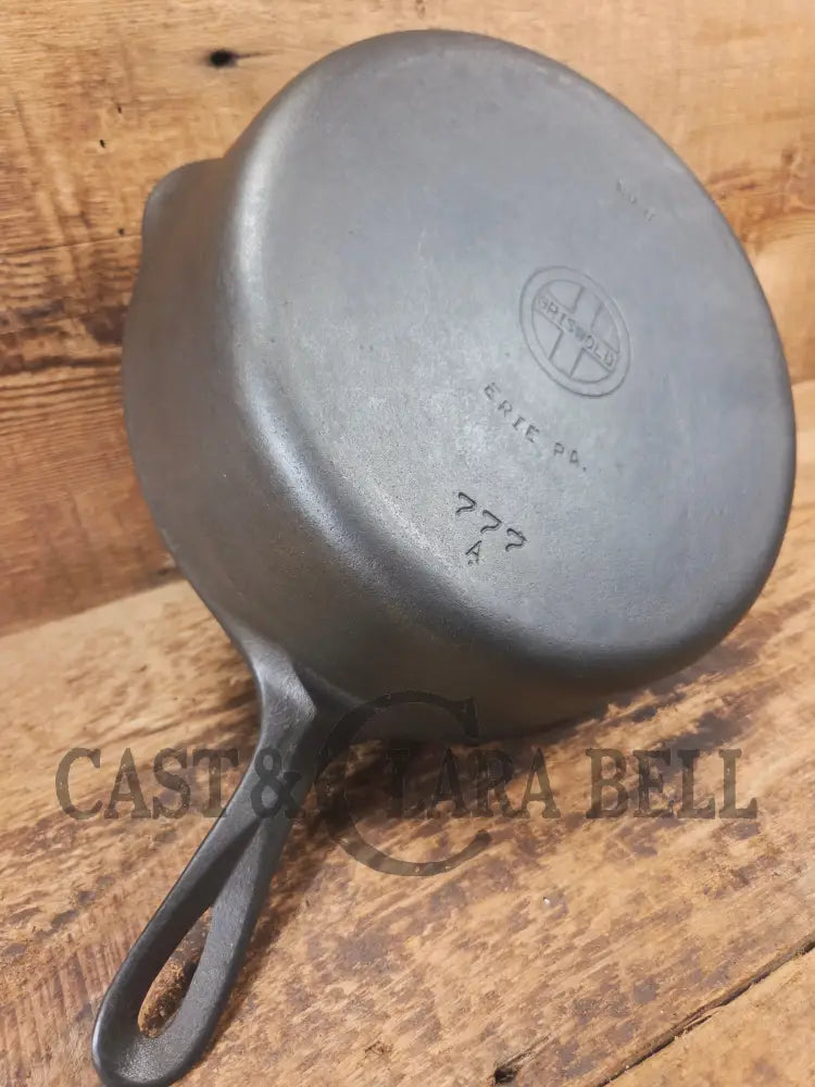 Daily Workhorse Griswold No. 8 DEEP Skillet (Chicken Fryer) Small Block Logo 777 A - Skillet