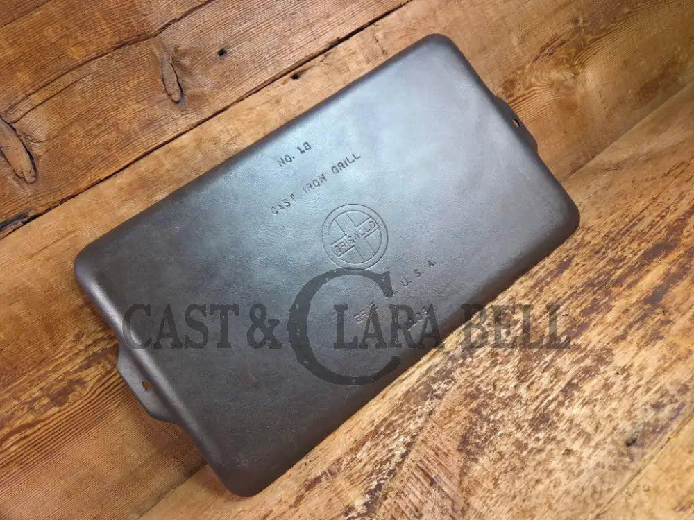 Don’t Miss This if you LOVE Griswold cast iron. Best Seller Griswold ’Cookie Sheet’ Grill Pan. P/n 1108 Griddle