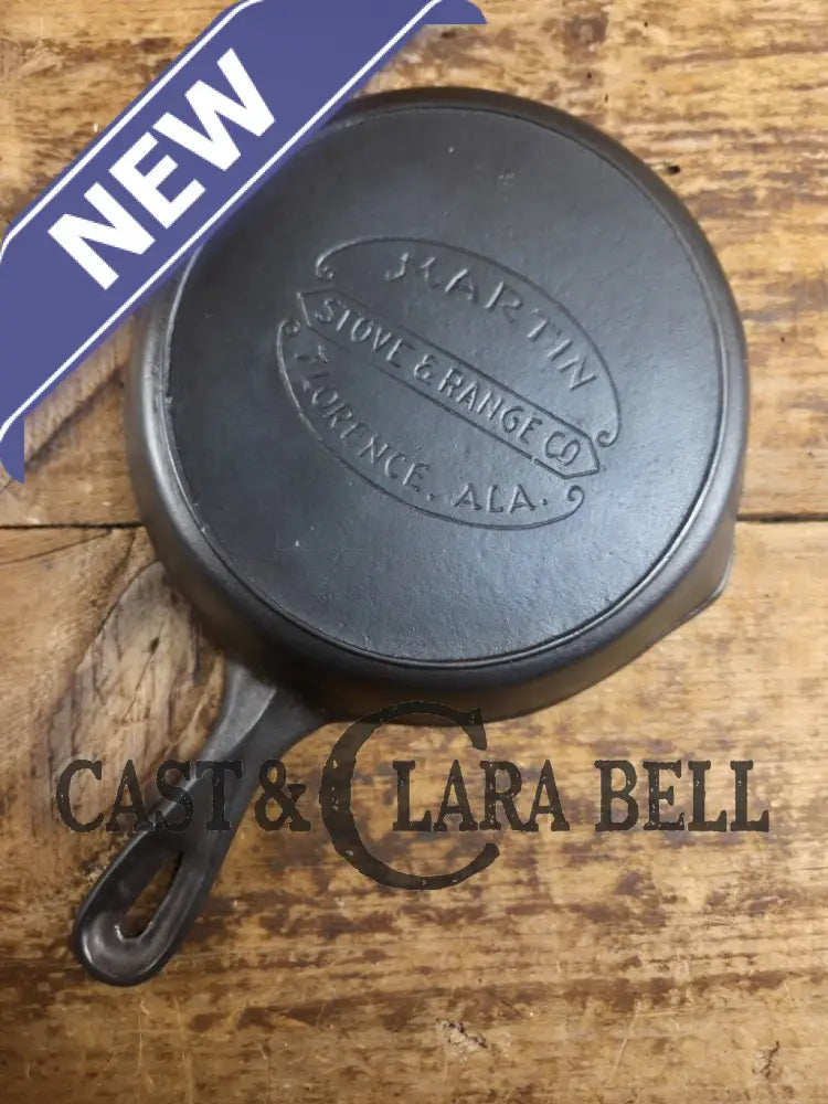 Dont miss this one! Lovely early 1900βs Martin Stove and Range #5 cast iron skillet. Great southern masterpiece! Skillet