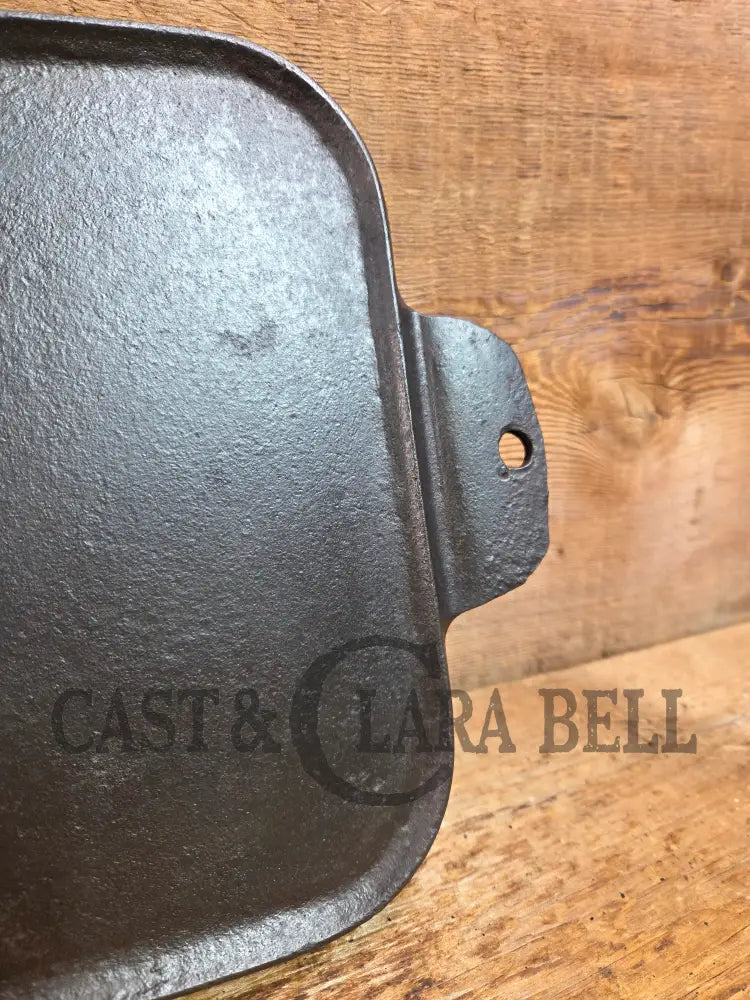 Early 1900’s hard to find Griswold Long Griddle with Slant Block Logo ERIE 745 A. Perfect for everyday use pancakes and