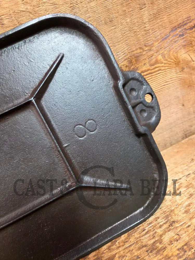 Early 1900’s hard to find Griswold Long Griddle with Slant Block Logo ERIE 745 A. Perfect for everyday use pancakes and