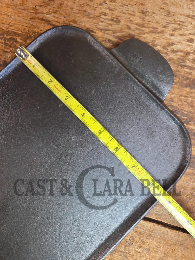 Early 1900’s hard to find Griswold Long Griddle with Slant Block Logo ERIE 745 A. Perfect for everyday use pancakes and