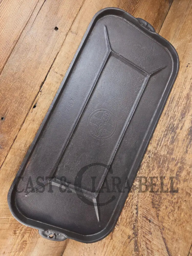 Early 1900βs hard to find Griswold Long Griddle with Slant Block Logo ERIE 745. Perfect for everyday use pancakes and