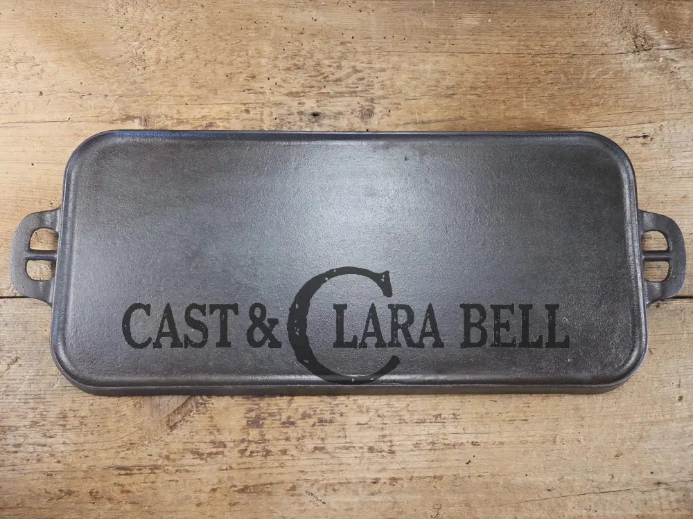 Early 1900’s hard to find Griswold Long Griddle with Slant Block Logo ERIE 745. Perfect for pancakes and grilled