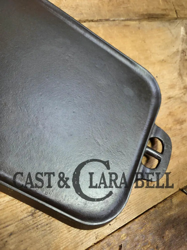 Early 1900’s hard to find Griswold Long Griddle with Slant Block Logo ERIE 745. Perfect for pancakes and grilled