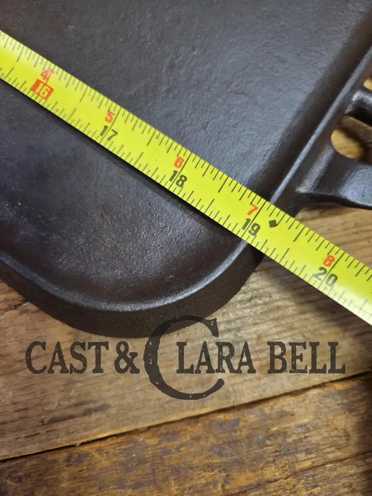 Early 1900’s hard to find Griswold Long Griddle with Slant Block Logo ERIE 745. Perfect for pancakes and grilled