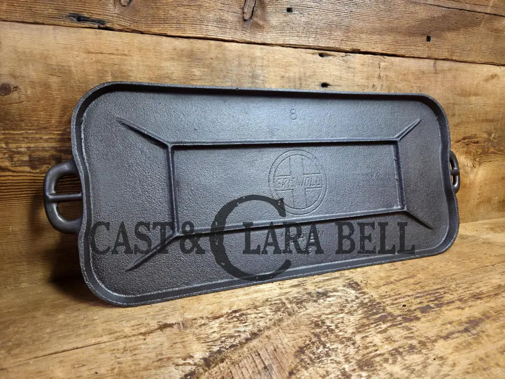 Early 1900’s hard to find Griswold Long Griddle with Slant Block Logo ERIE 745. Perfect for pancakes and grilled