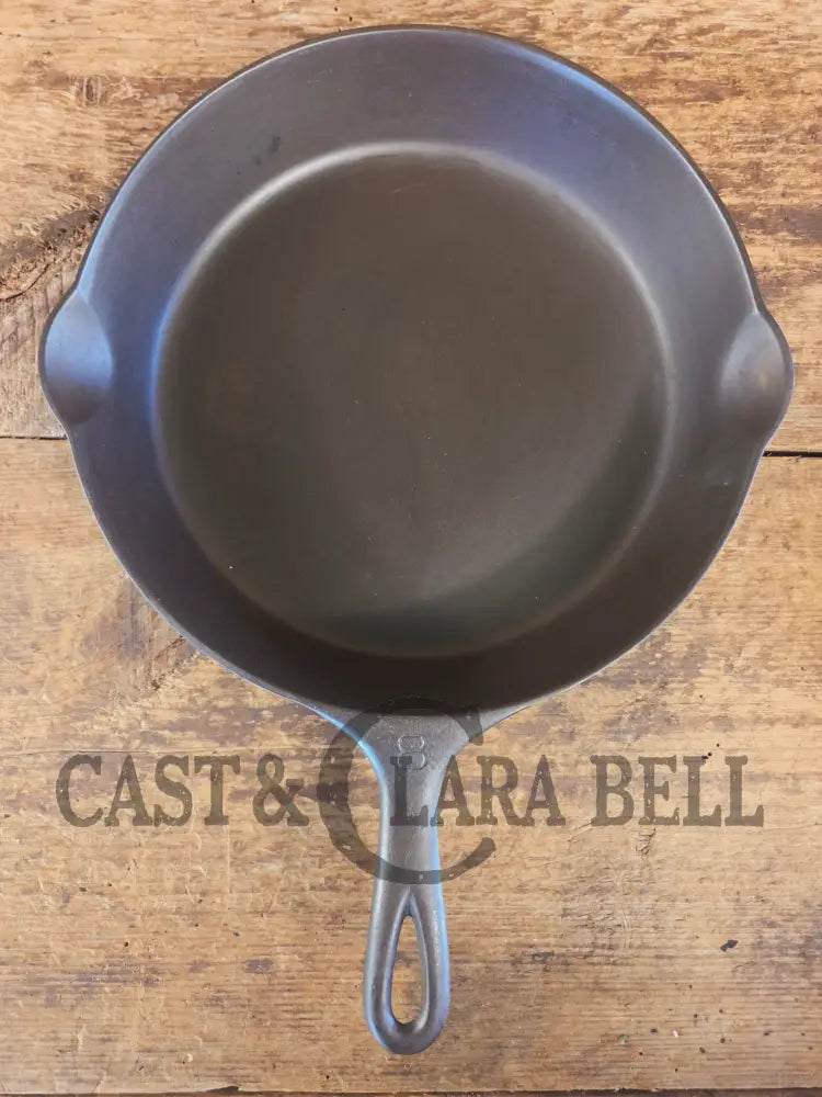 Early 1910’s Griswold #8 Cast Iron Skillet with Slant Logo and FULL EPU 704 D - Skillet