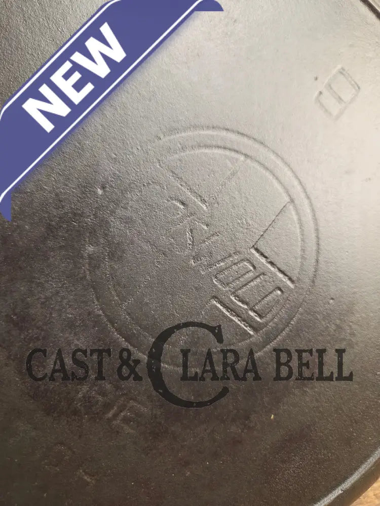 Early 1910βs Griswold #9 Cast Iron Skillet Large Block Slant Logo βErie,β 710H Skillet