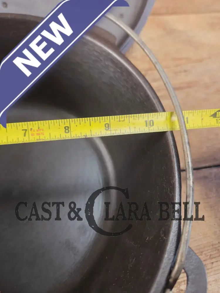 Early Birmingham Stove & Range (BSR) Red Mountain Series #8B Dutch oven with hand scribed numbers! Dutch Ovens Trivets